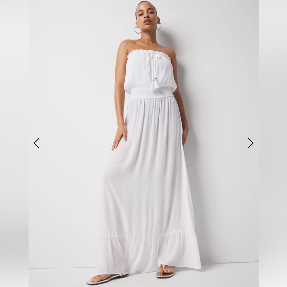 NWT Gorgeous Maxi Dress & Swim Cover-up with Tassel!